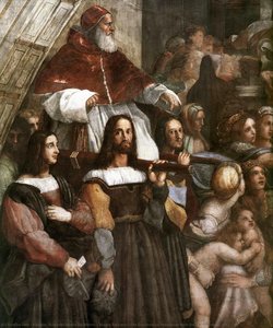 Stanze Vaticane - The Expulsion Of Heliodorus From The Temple (detail) [01] — Raphael