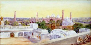 Mosque Of Lahore From The Palace — Marianne North