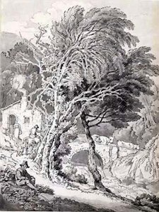 The Cottage By The Bridge — John White Abbott