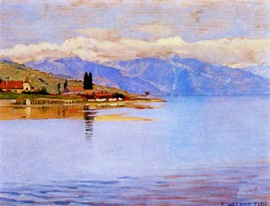 The Port Of Pully (study) — Félix Vallotton