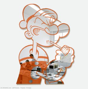 Popeye (orange) — Jeff Koons