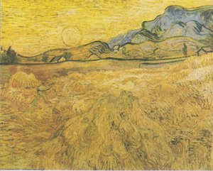 The Reaper (also Known As Enclosed Field With Reaper) — Vincent Willem Van Gogh, Post-impressionism