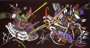Draft For Mural In The Unjuried Art Show, Wall B — Wassily Wassilyevich Kandinsky