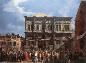 The Feast Day Of St Roch — Canaletto