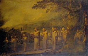 Funeral Procession Of A White Friar — Peter Francis Bourgeois