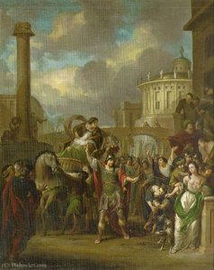 The Virginia Killed Through The Streets Of Rome — Arnold Houbraken