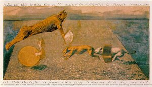 The Dog That Craps Dog Wearing Well Despite The Difficult Terrain Caused By Heavy Snow In The Woman's Throat Beautiful Song Of The Flesh — Max Ernst