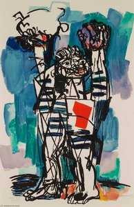 Untitled (window Cleaner) — Abraham Rattner