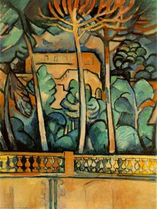 Untitled (4829) — Georges Braque, Cubist Landscape