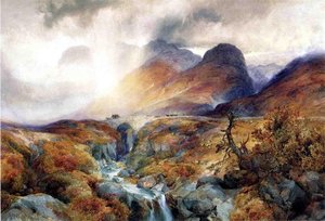 Pass At Glencoe, Scotland — Thomas Moran