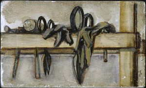 Untitled (still Life With Mallet, Scissors And Two Gloves) — Mark Rothko