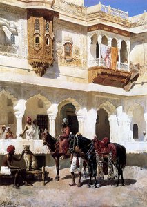 Leaving For The Hunt — Edwin Lord Weeks
