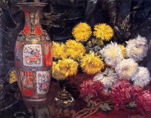 Chrysanthemums 1 — Ignacio Díaz Olano, Realism