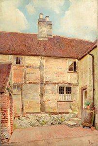 Rear Of Cottage At Godstone, Surrey (probably Forge Cottage) — Ernest C Christie
