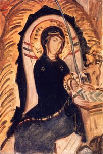 Virgin And Child (also Known As The Virgin And Head Of Christ, Ravenna) — John Singer Sargent