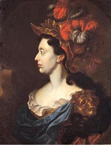 Anna Maria Luisa De' Medici In Profile — Johan Francois Douven