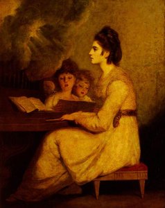 Elizabeth Linley (1754–1792), Mrs Richard Brinsley Sheridan As Saint Cecilia — Sir Joshua Reynolds