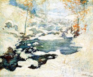 Icebound — John Henry Twachtman, Impressionism