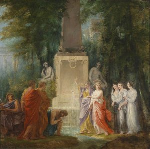 Poets Drink At Castalian Source — Friedrich Heinrich Füger