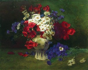 Flowers 2 — Konstantin Yegorovich Makovsky