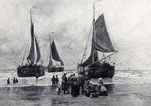 On the Belgium Coast, (painting)