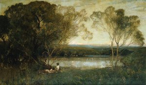 An Evening Song — Alfred Edward East