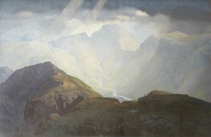 Great Gable From High Stile — Delmar Harmood Banner
