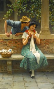 Venetian Lovers — Eugen Von Blaas