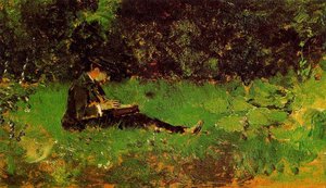 Drawing On The Field — Ignacio Pinazo Camarlench