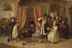 Children Acting The ‘play Scene’ From ''hamlet'' - Act Ii — Charles Hunt