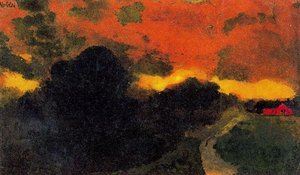 Dark Landscape (north Friesland) — Emile Nolde
