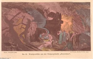 Wandgemälde Aus Der Walpurgishalle ''hexentanz'' — Hermann Hendrich
