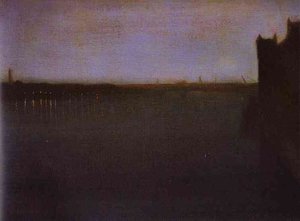 Nocturne, Grey And Gold - Westminster Bridge — James Abbott Mcneill Whistler, Tonalism