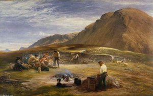 Sheep Shearing — George Harvey