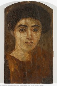 Portrait Of A Woman — Attributed To Malibu Painter (romano-egyptian, Active 75 - 100)