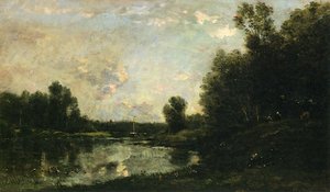 A June Day — Charles-françois Daubigny