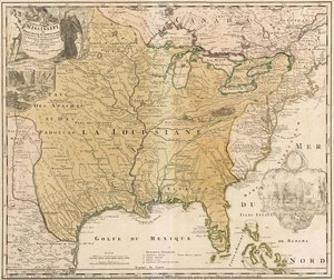 Amplissimae Regionis Mississippi Seu Provinciae Ludovicinae — Johann Baptist Homann