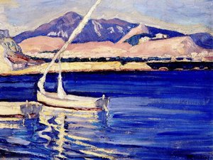 Turkish Harbour — Konstantinos Maleas, Post-impressionism