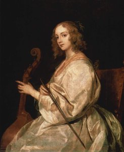 Portrait Of Mary Ruthven, Wife Of The Artist — Sir Anthony Van Dyck