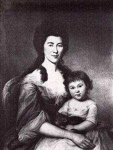 Mrs. Callahan (sarah Buckland) Anne, (painting) — Charles Willson Peale