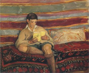 Young Boy Reading — Henri Lebasque