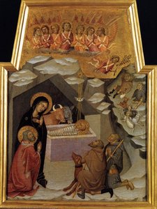 Nativity And Adoration Of The Shepherds — Manfredi De Battilor Bartolo Di Fredi Fredi