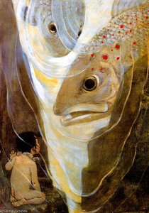 The Salmon and His Wife