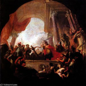 Alexander Cutting The Gordian Knot