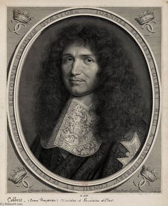 Portrait De Jean-baptiste Colbert Par Robert Nanteuil — Robert Nanteuil