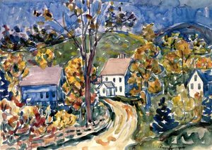 Country Road, New Hampshire — Maurice Brazil Prendergast