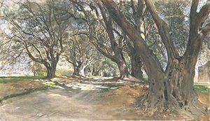 Olives In Antibes — Jean-louis Ernest Meissonier