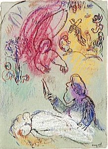 The Sacrifice Of Isaac — Marc Chagall