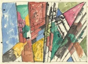 Untitled (landschaft, Abstrakt) — Markus Lüpertz