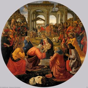 Adoration Of The Magi — Domenico Ghirlandaio, Early Renaissance